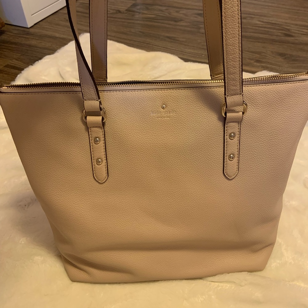 Authentic Kate Spade Large beige/nude slouchy tote